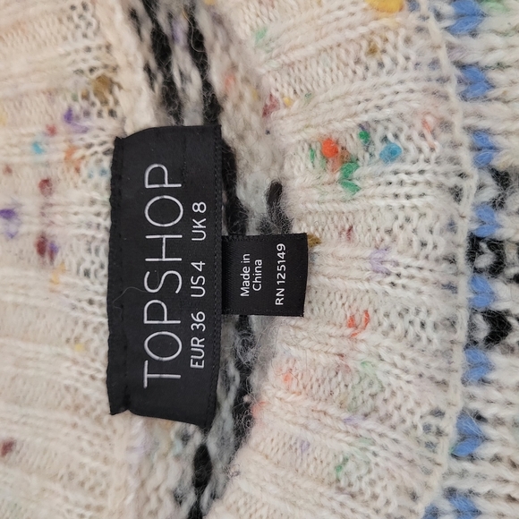 Topshop cropped sweater - Picture 3 of 3